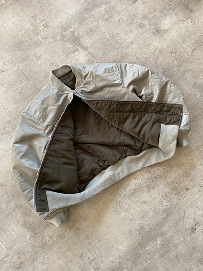 Y2K BLACK FLIGHT BOMBER JACKET