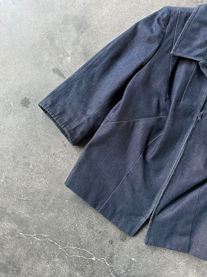 UNGARO PARIS CROP BLAZER JACKET