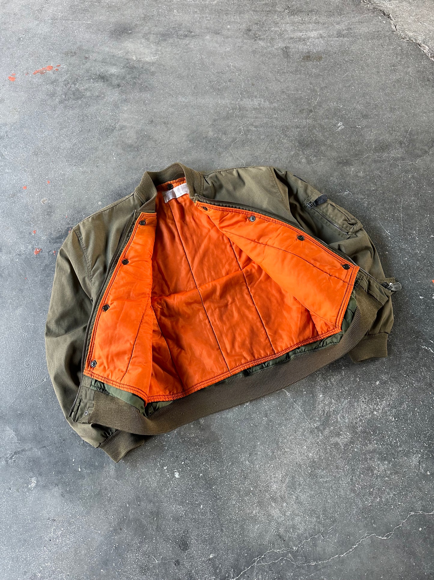 1980s BOMBER JACKET L-2B ITALIAN ARMY