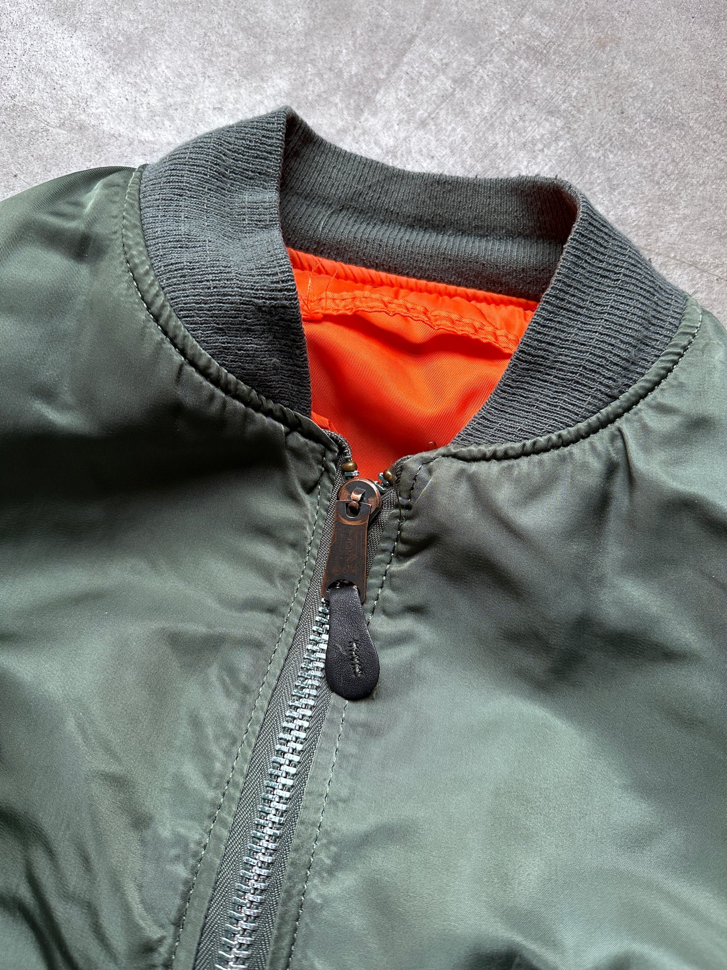 1980's ALPHA MA-1 FLIGHT JACKET