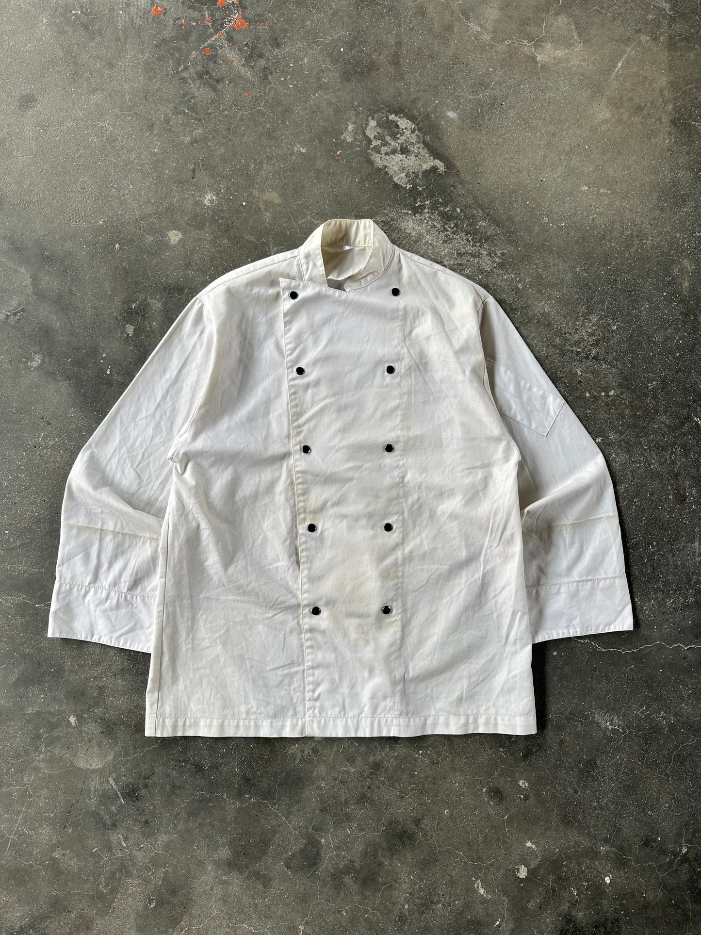 90s GERMAN ARMY CHEF UNIFORM SHIRT
