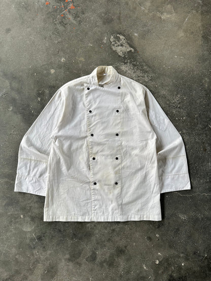 90s GERMAN ARMY CHEF UNIFORM SHIRT