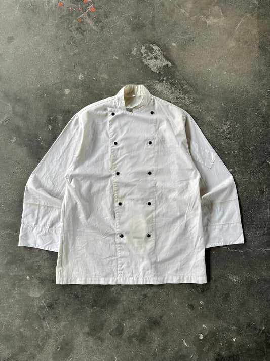 90s GERMAN ARMY CHEF UNIFORM SHIRT