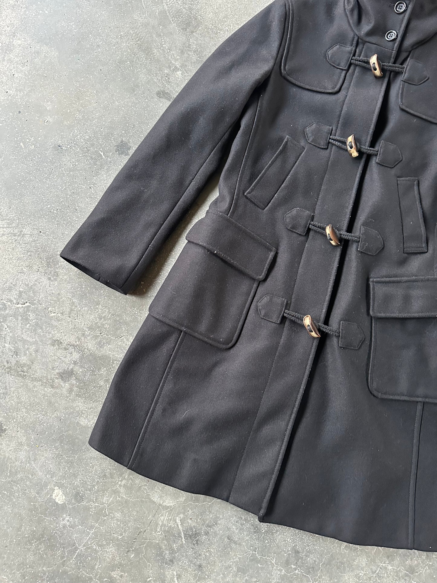 Y2K WOOL TRENCH JACKET BENETTON