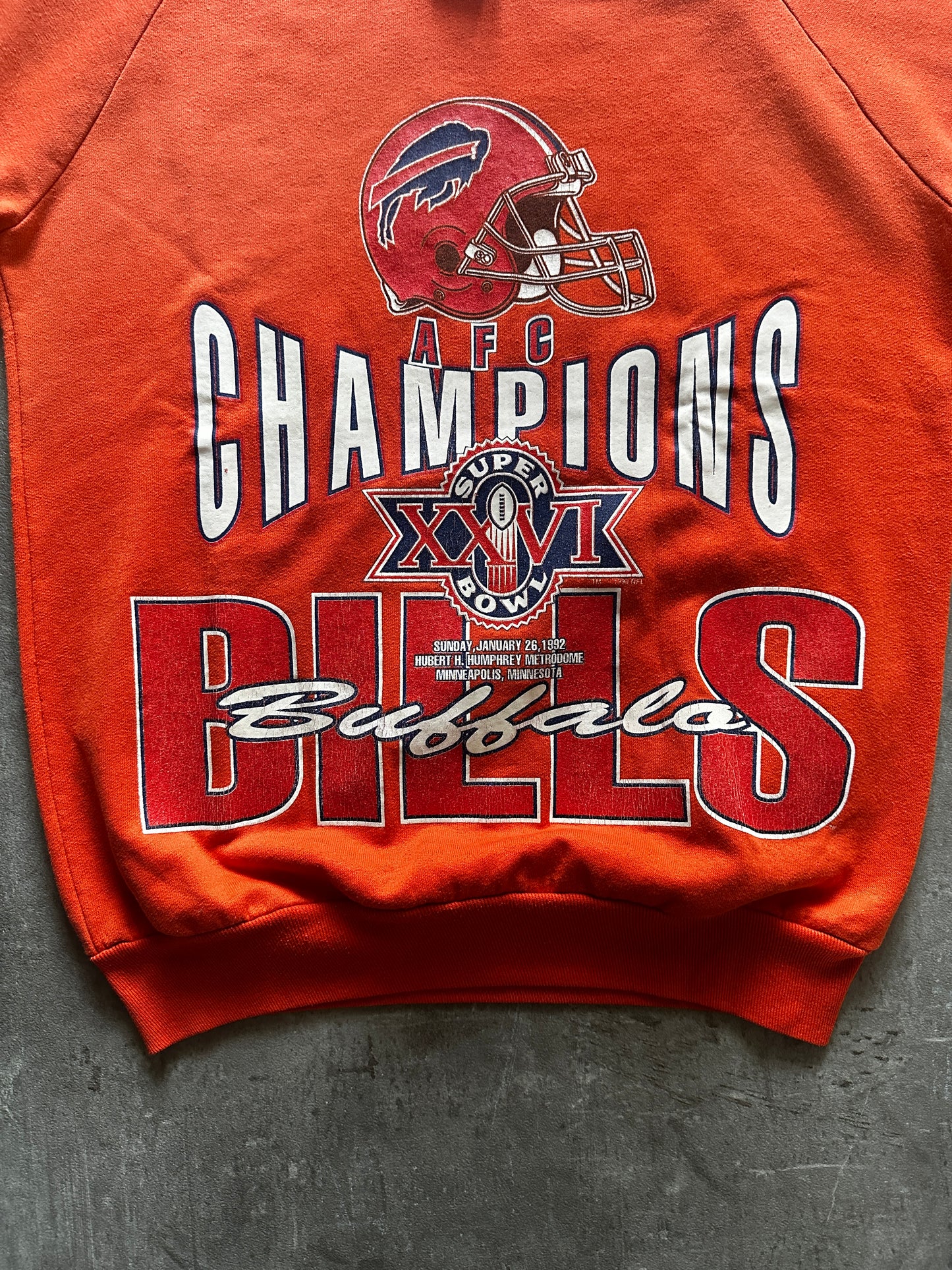 1992's BUFFALO BILLS AFC SUPERBOWL CREWNECK