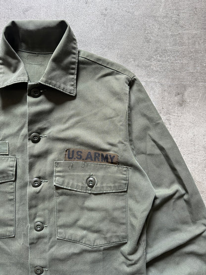 1970's U.S. ARMY OG 507 UTILITY SHIRT