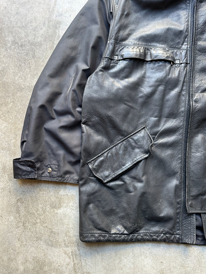 2000's BELFE PARKA LEATHER JACKET