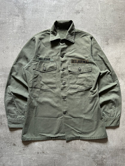 1970's U.S. ARMY OG 507 UTILITY SHIRT