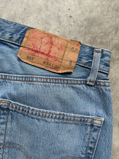 LEVIS 501 CUSTOM FLARED DENIM 34/32