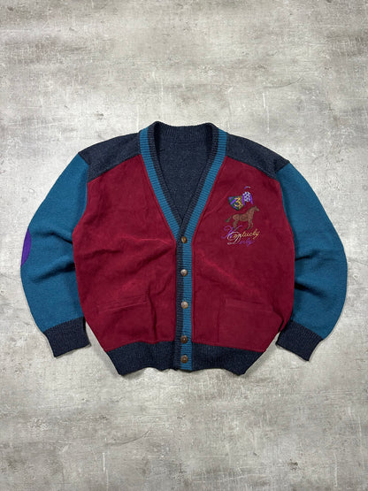 1990s KENTUCKY DERBY WOOL CARDIGAN