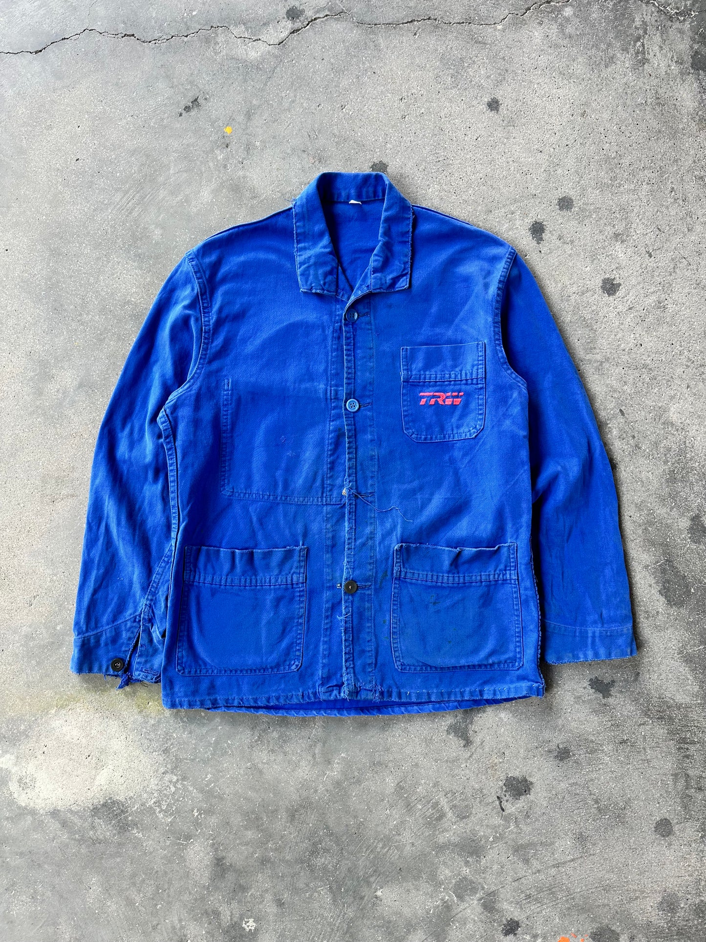 80s BLEU FRENCH WORK JACKET