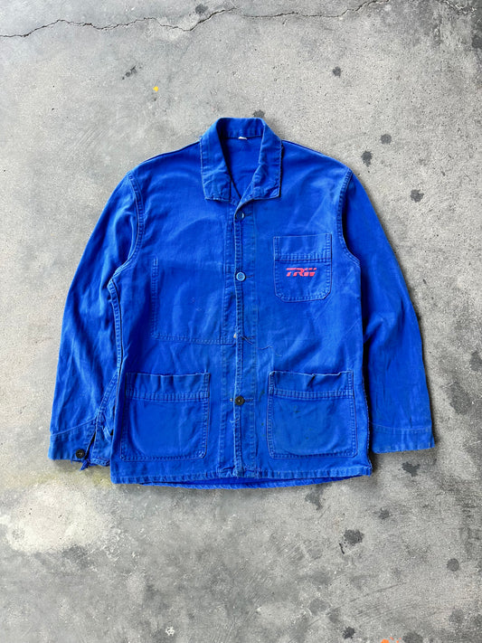80s BLEU FRENCH WORK JACKET
