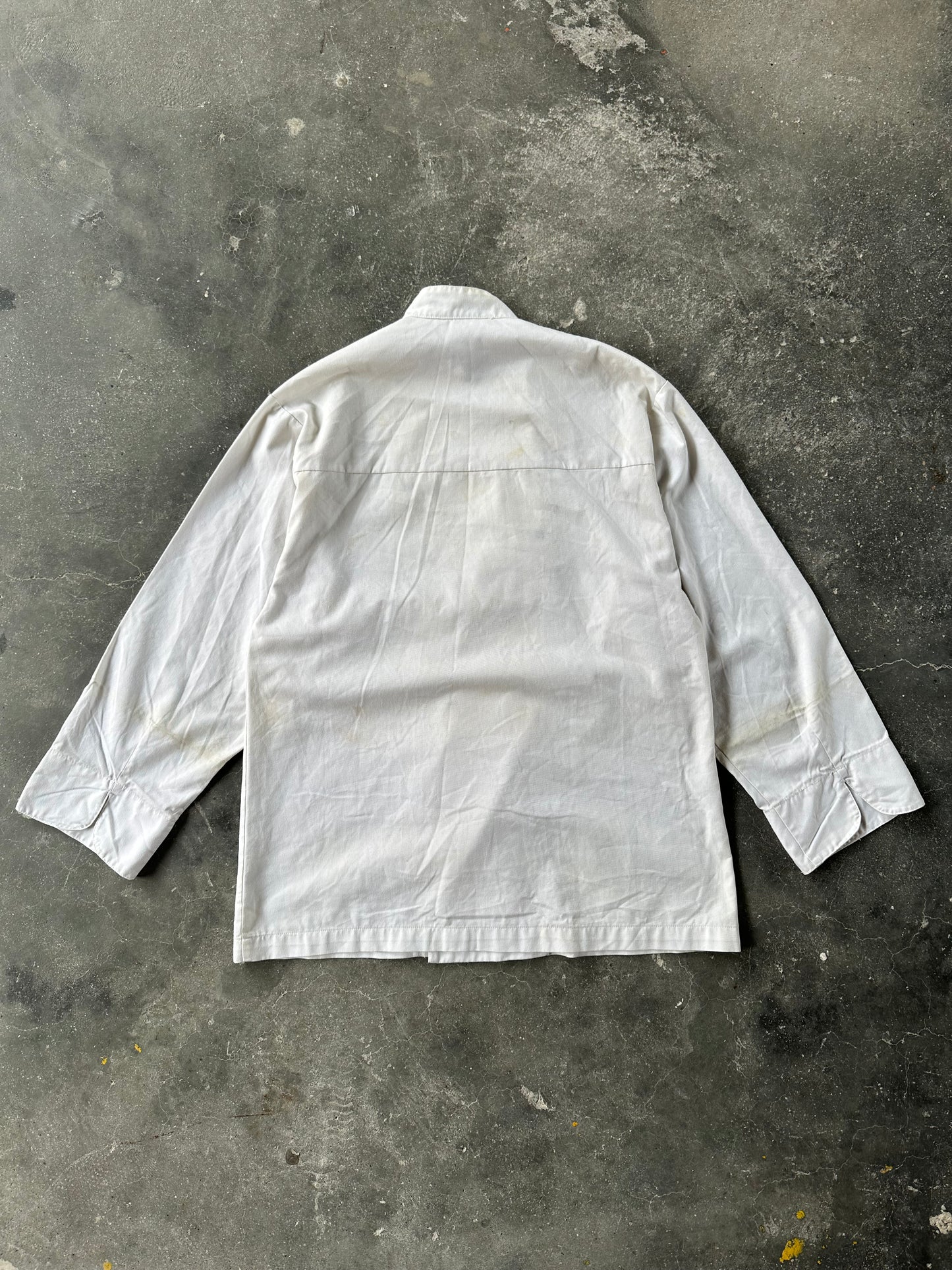 90s GERMAN ARMY CHEF UNIFORM SHIRT