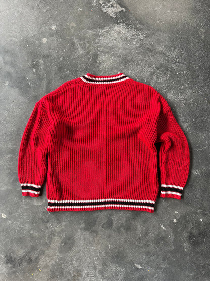 2000's V NECK COLLEGE SWEATER
