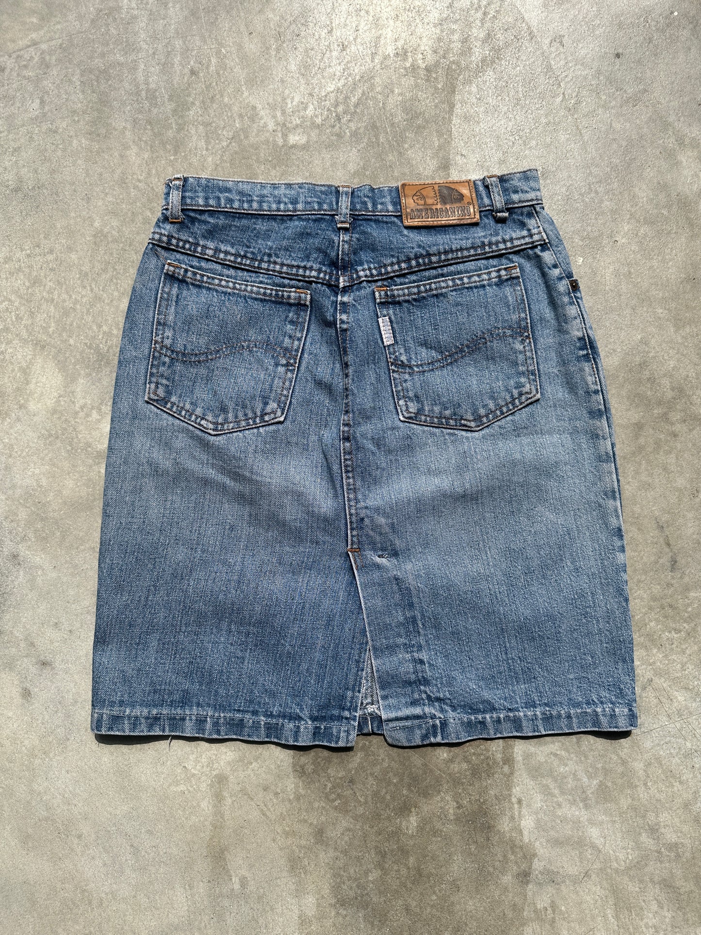 VINTAGE "AMERICANINO" DENIM SKIRT