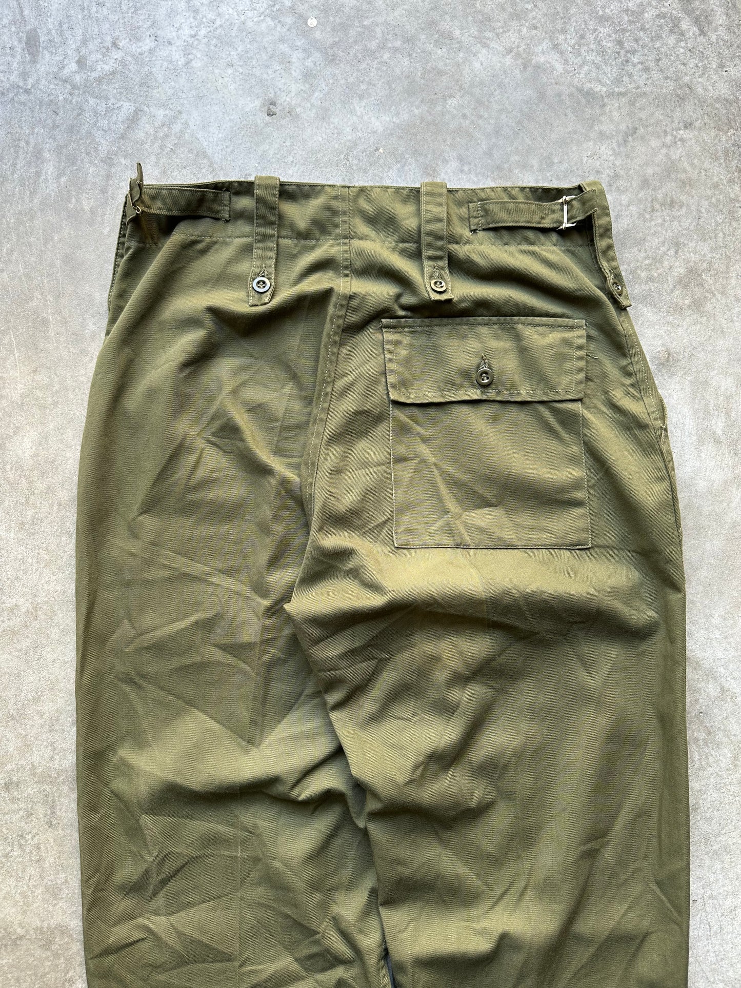 1980's FATIGUE BRITISH ARMY OG PANTS