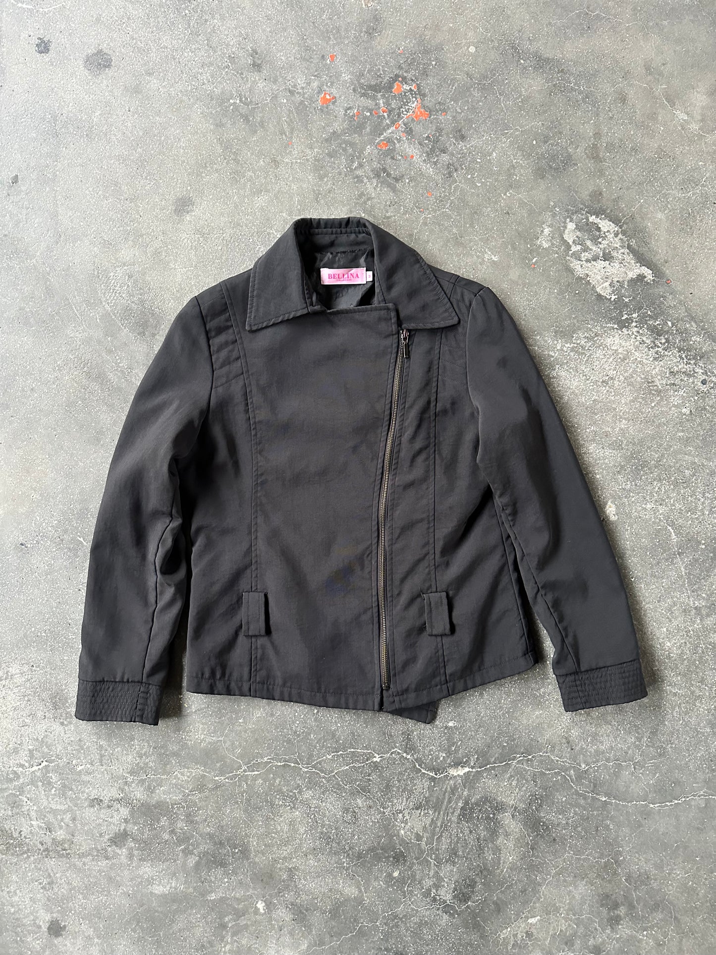Y2K BIKER CROP FIT JACKET