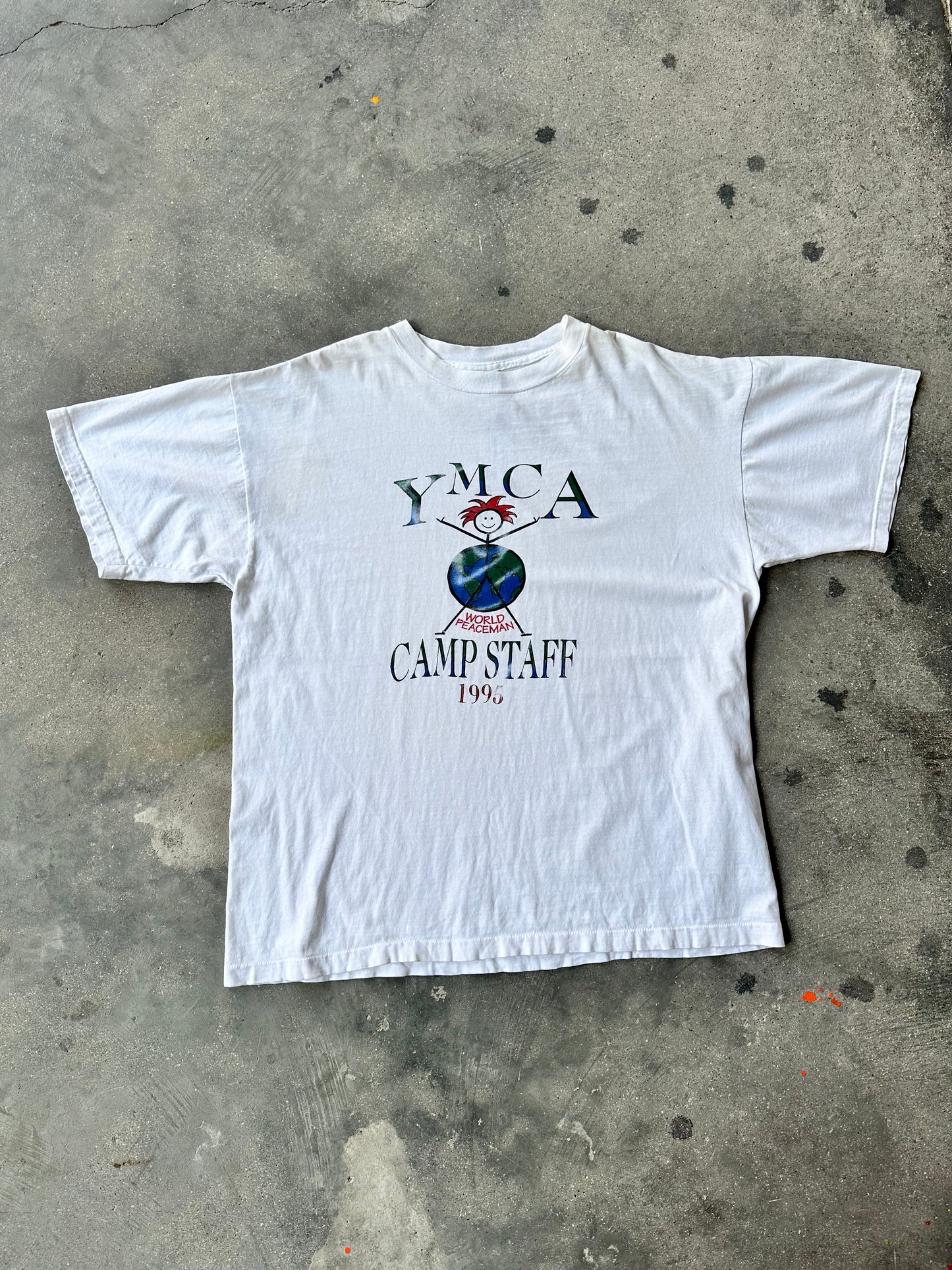 1995 "YMCA" WORLD PEACEMAN TEE