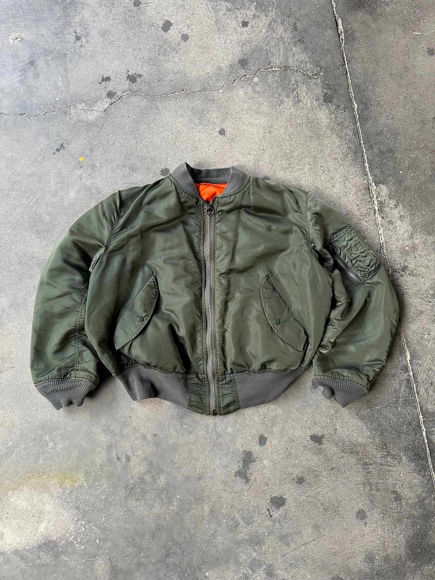 1980s ALPHA MA-1 FLIGHT JACKET