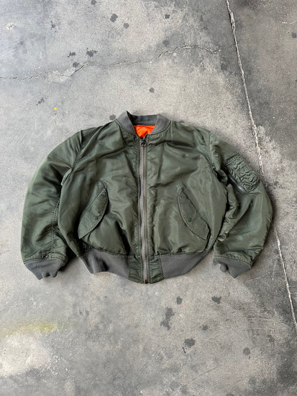 1980s ALPHA MA-1 FLIGHT JACKET