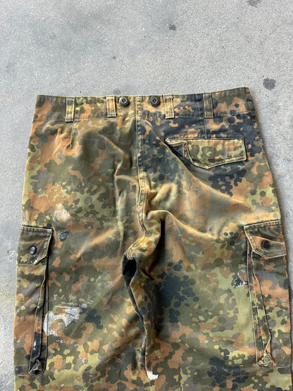 2000s GERMAN ARMY SHORTS (FLECKTARN CAMO)