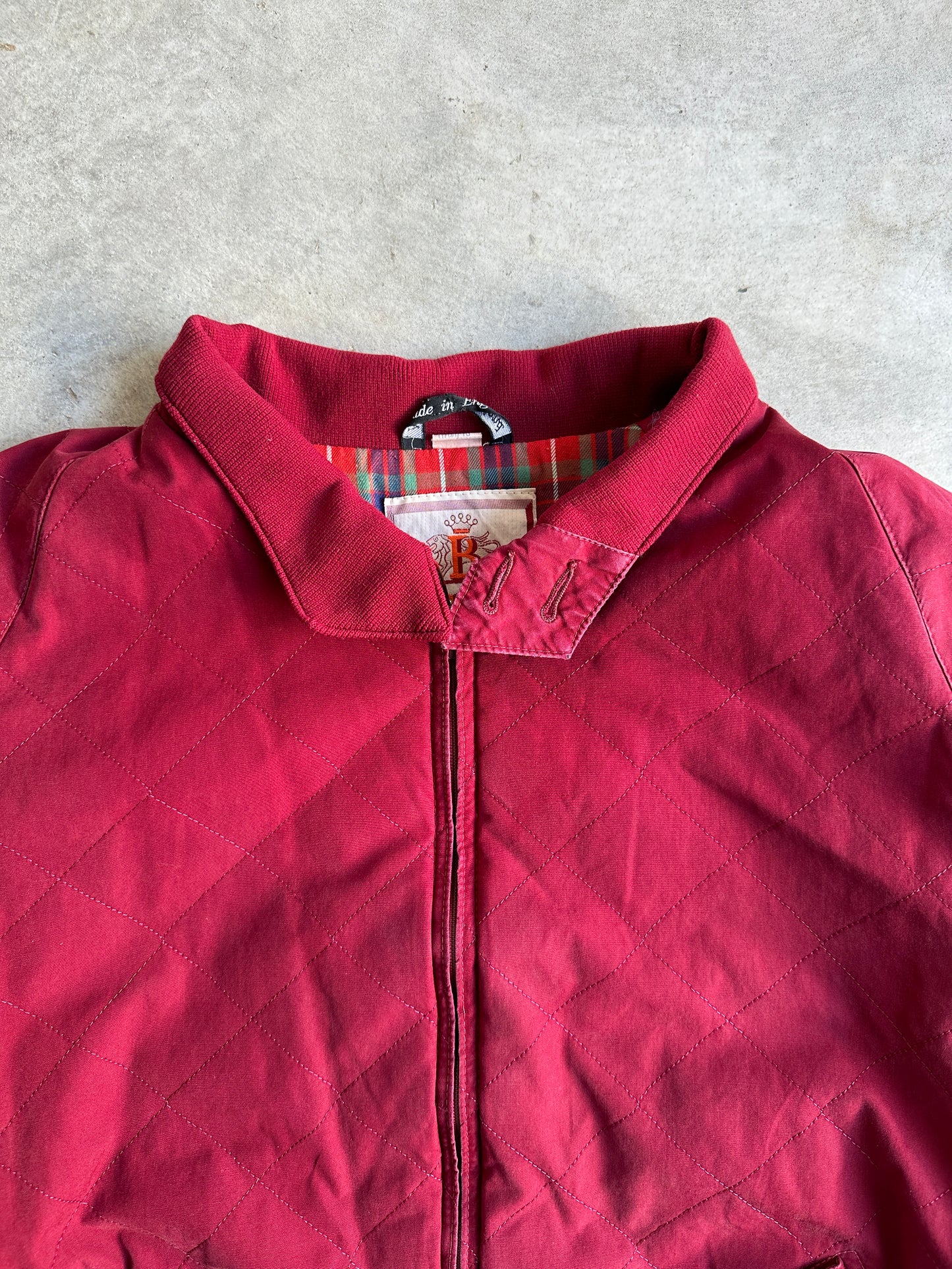 BARACUTA G9 HARRINGTON BOMBER JACKET