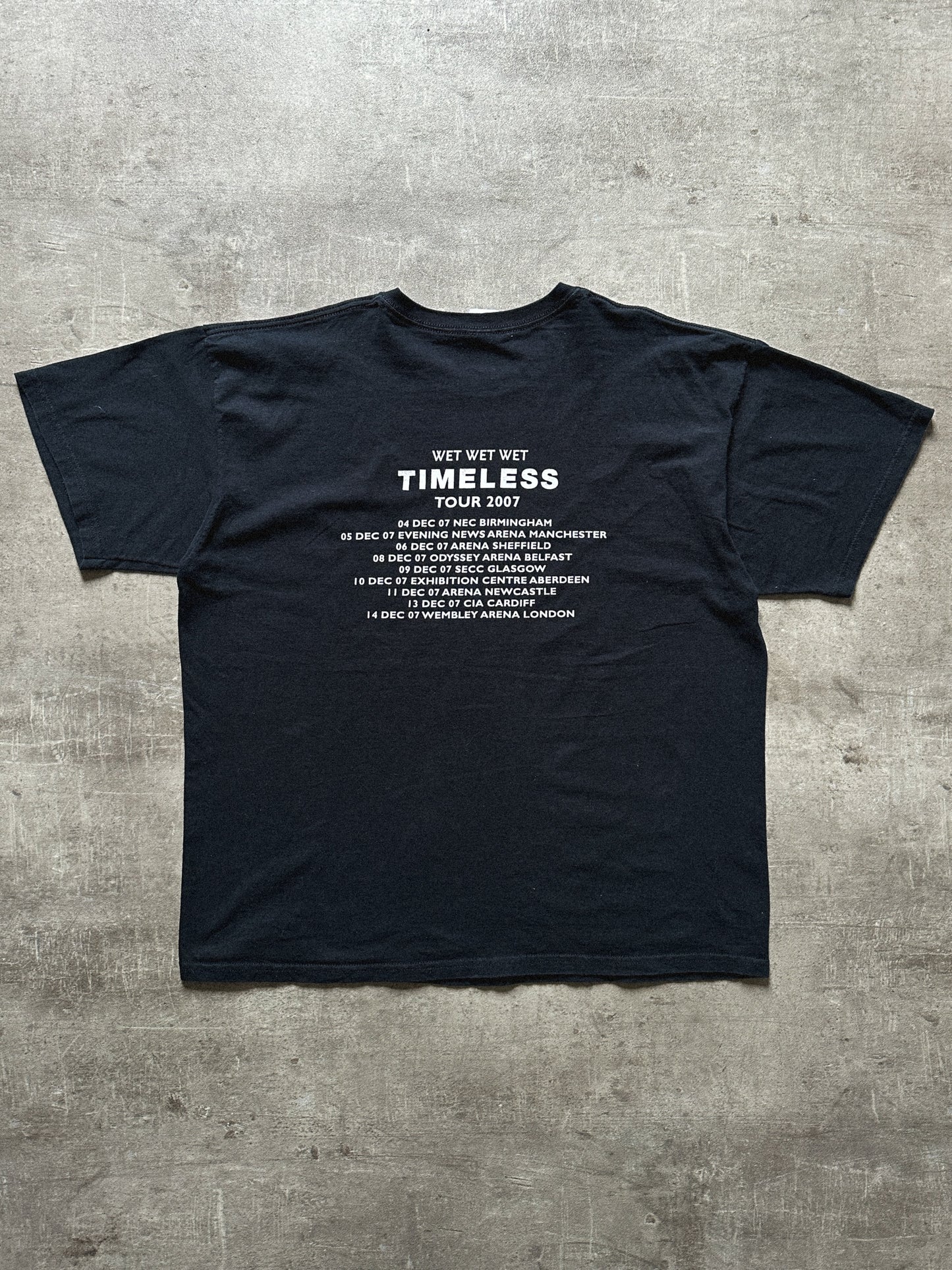 2007's WET WET WET TOUR TEE