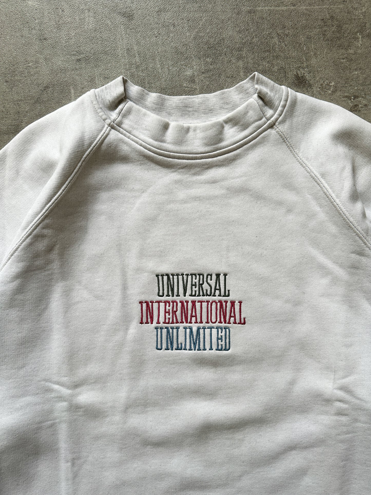 1990's UNLIMITED BIG NECK LOGO CREWNECK