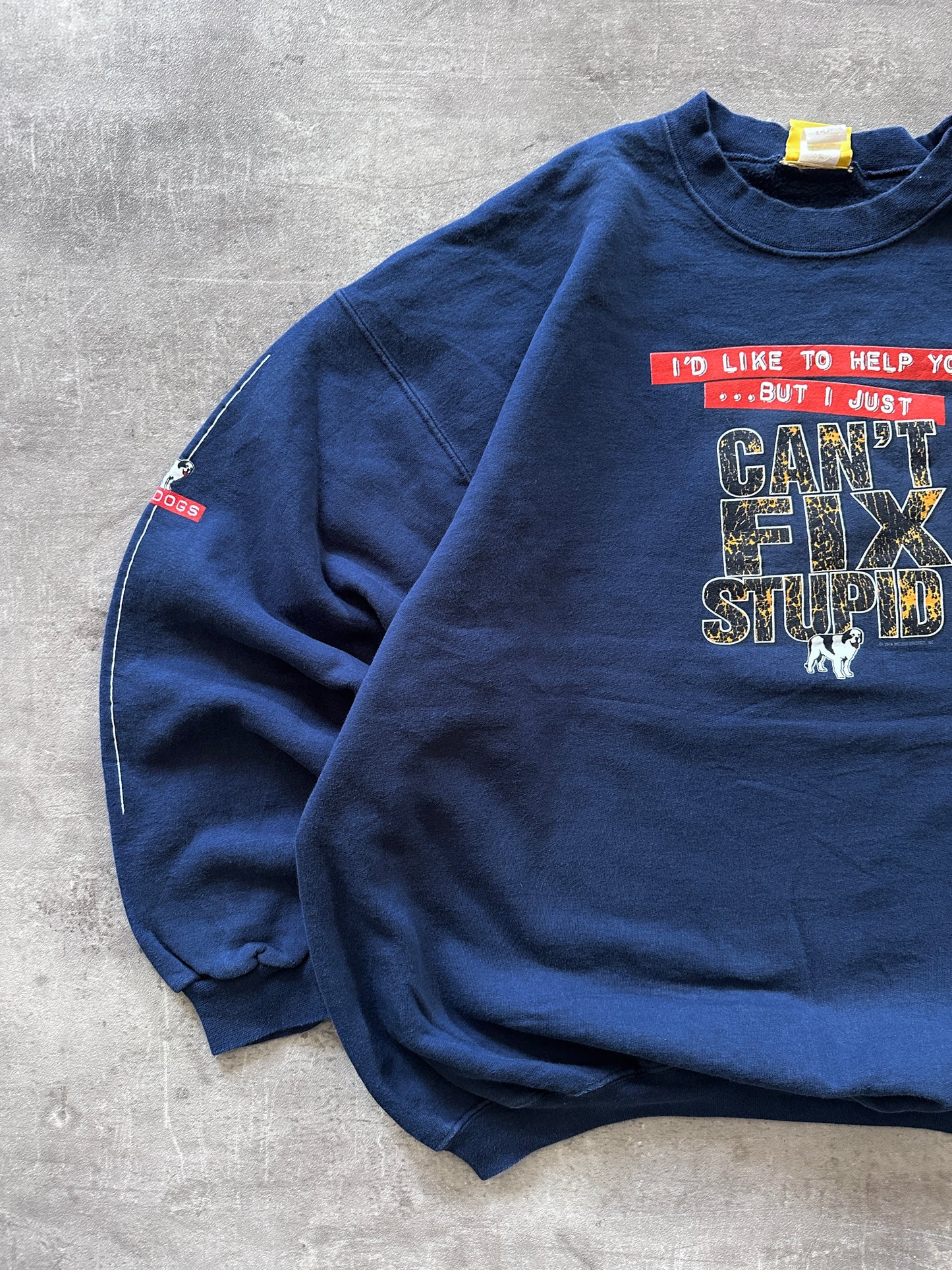 1990's BOXY GRAPHIC CREWNECK