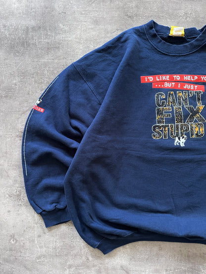 1990's BOXY GRAPHIC CREWNECK