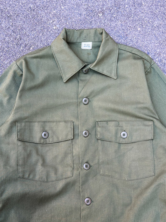 1987's U.S. ARMY OG 507 UTILITY SHIRT