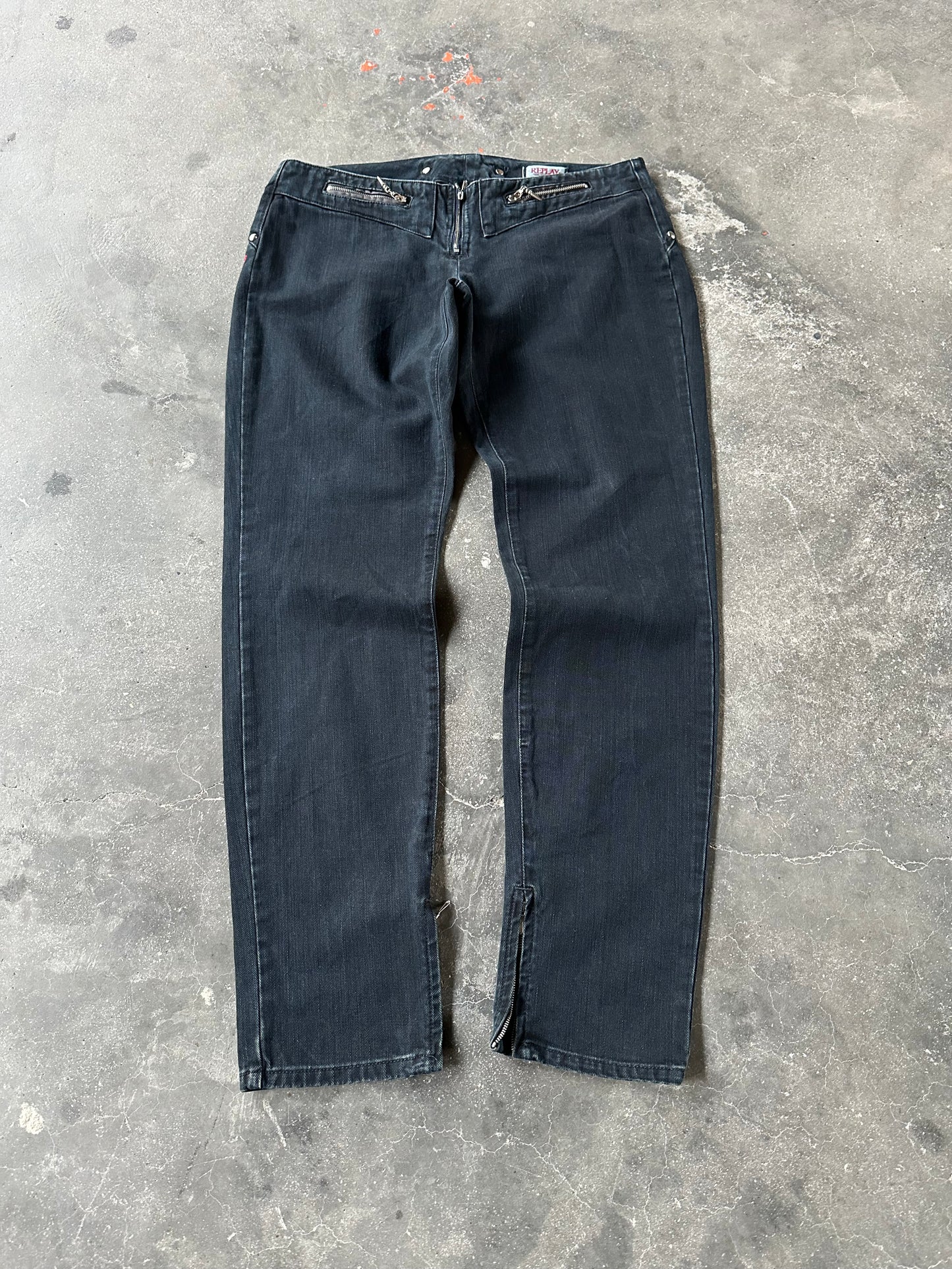 2000s REPLAY LOW WAIST DENIM