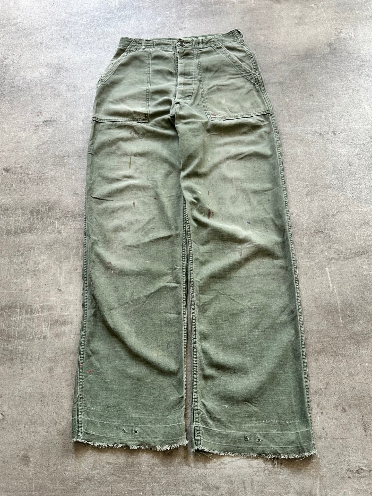 1970s US ARMY OG 107 TYPE 1 PANTS