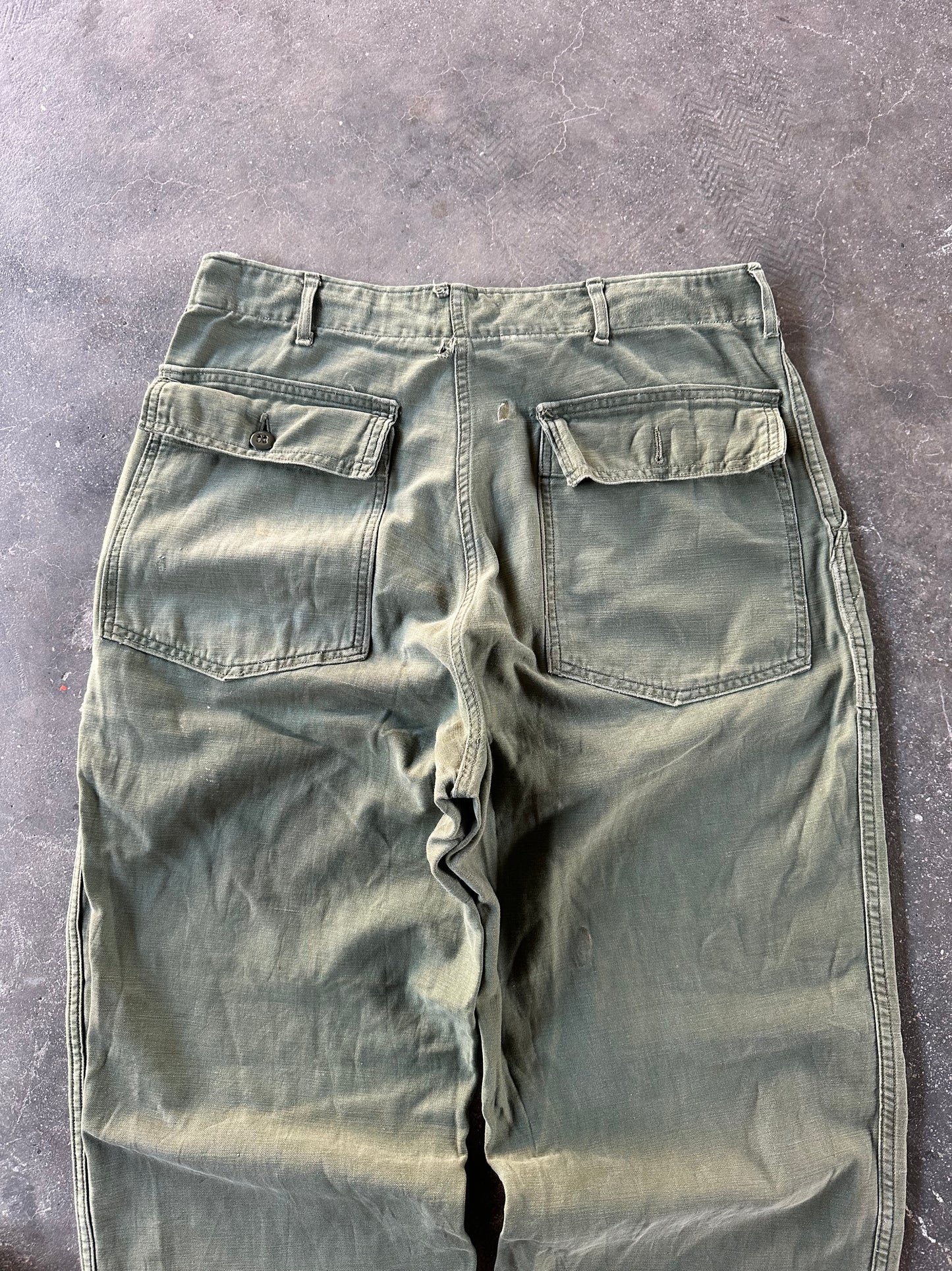 1970s US ARMY OG 107 TYPE 1 PANTS