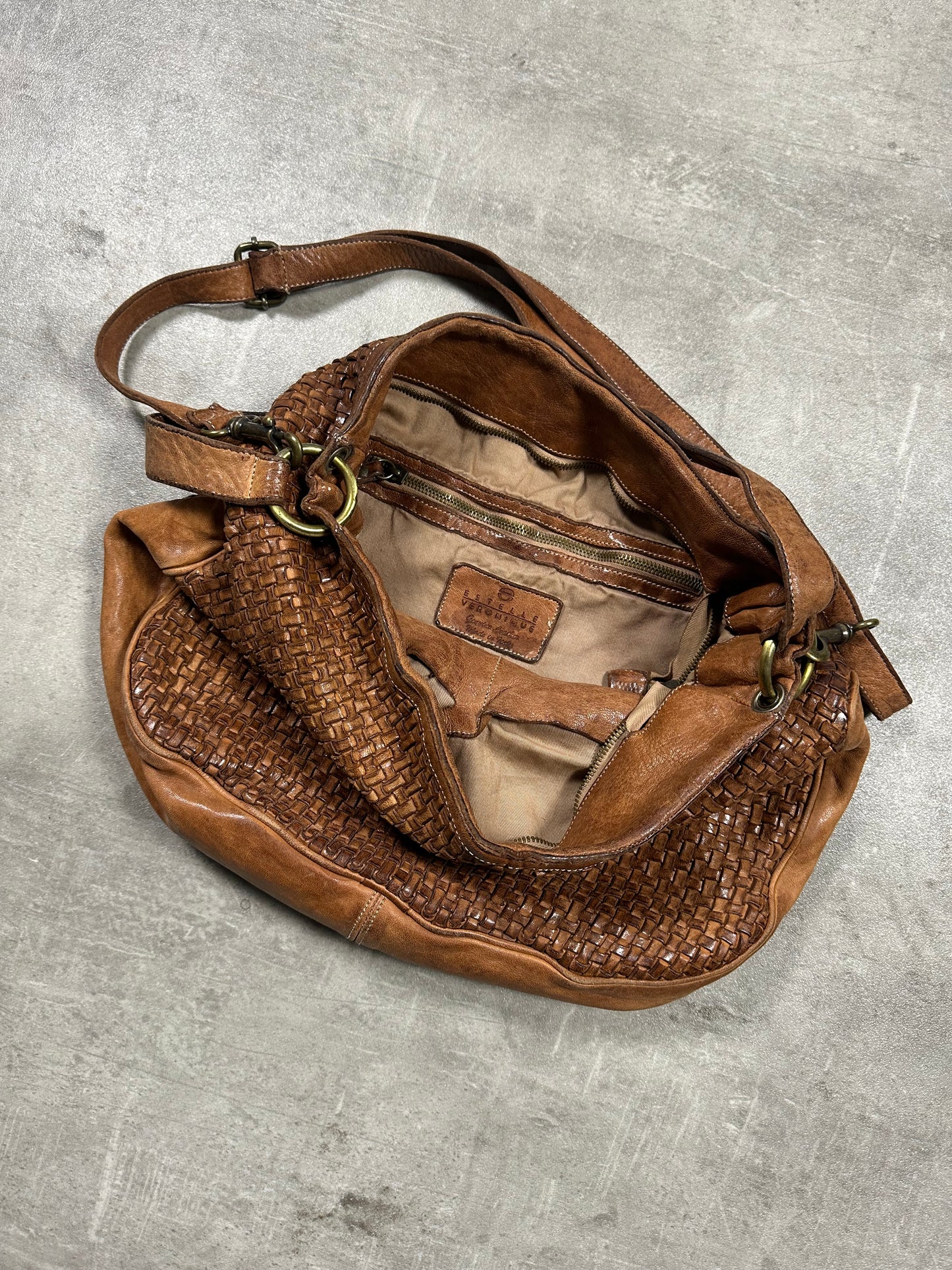 2000s BROWN LEATHER BAG