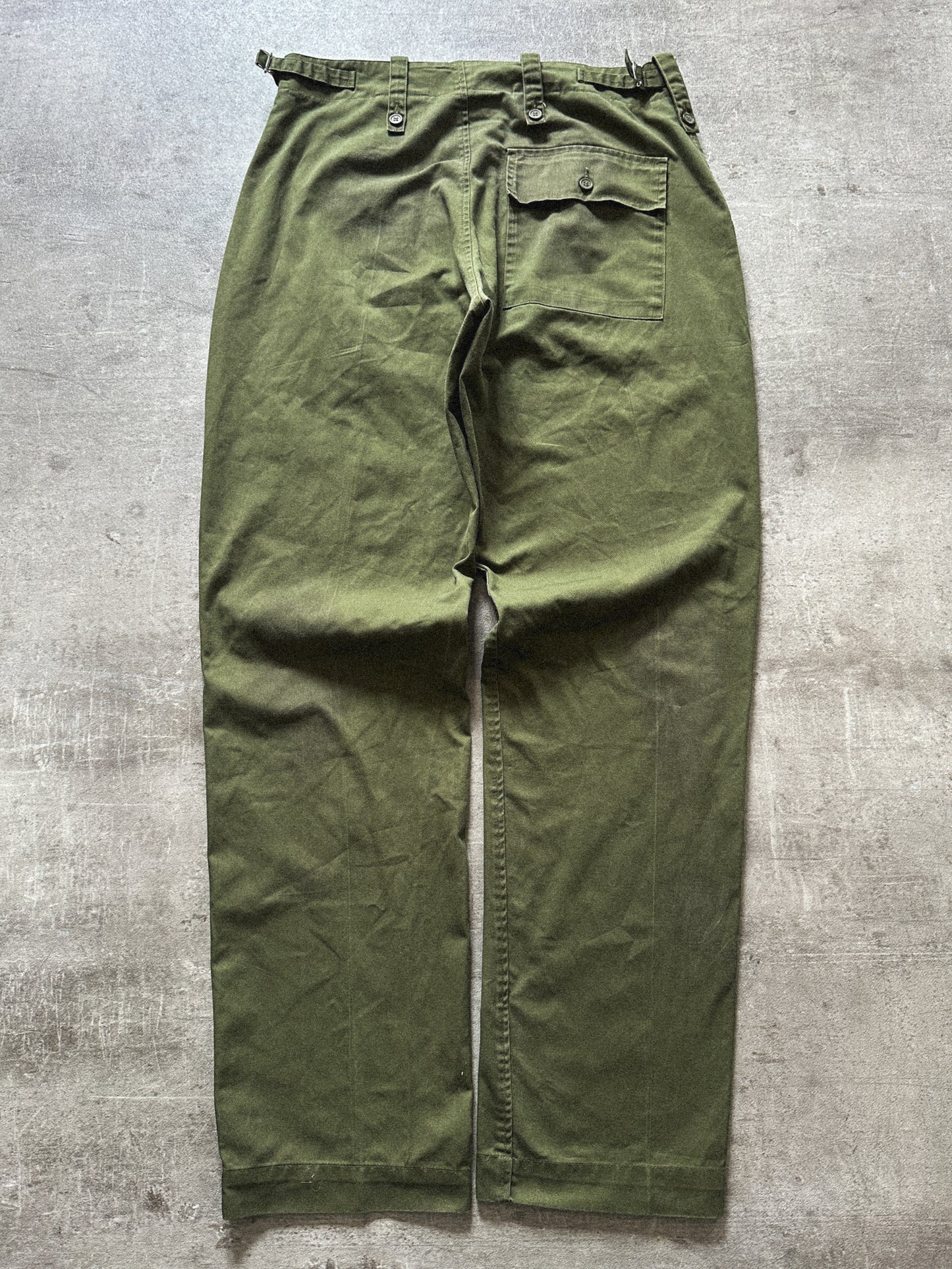 1980's FATIGUE BRITISH ARMY OG PANTS