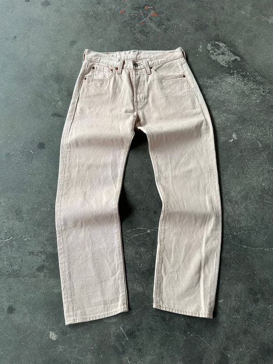 LEVIS 501 PINK "LEMON TAG" DENIM 28/28