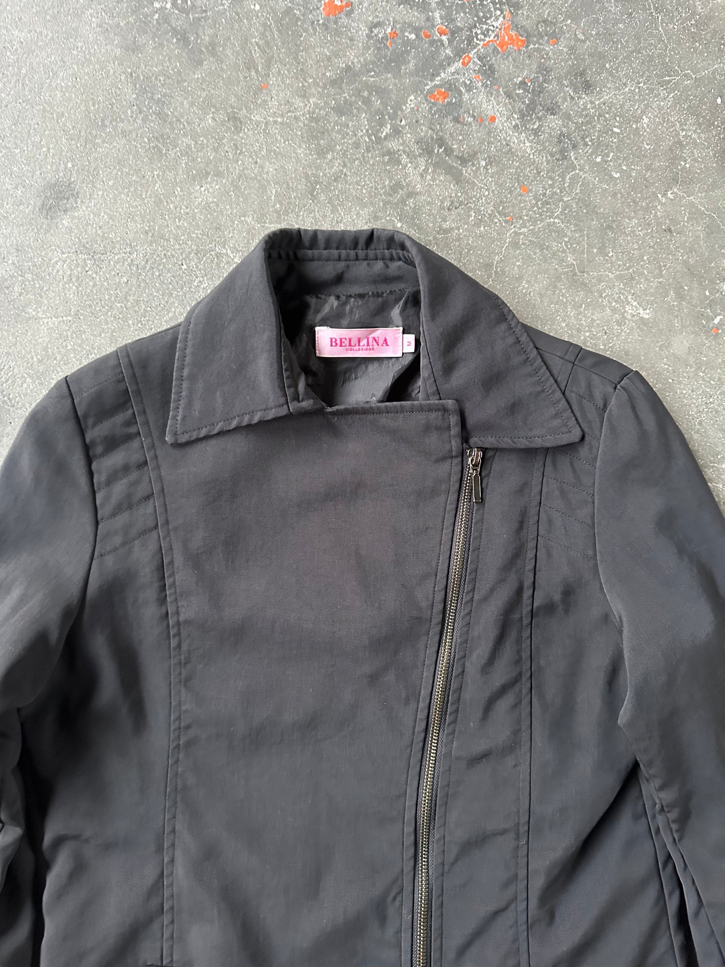 Y2K BIKER CROP FIT JACKET