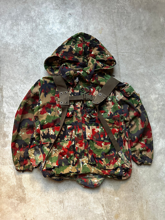 1980's M70 SWISS ARMY "ALPENFLAGE CAMO" JACKET