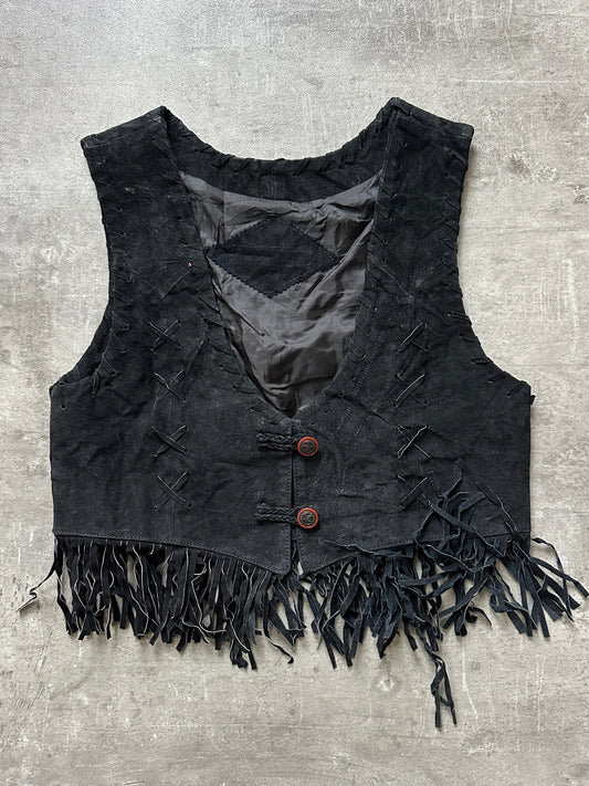 VINTAGE COUNTRY FRINGE VEST