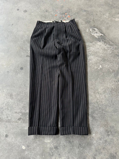 1930s-1940s VINTAGE PINSTRIPE PANTS
