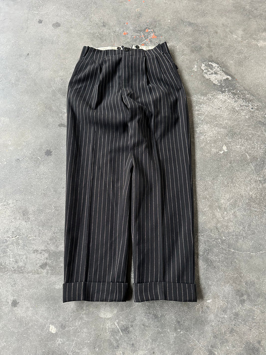 1930s-1940s VINTAGE PINSTRIPE PANTS