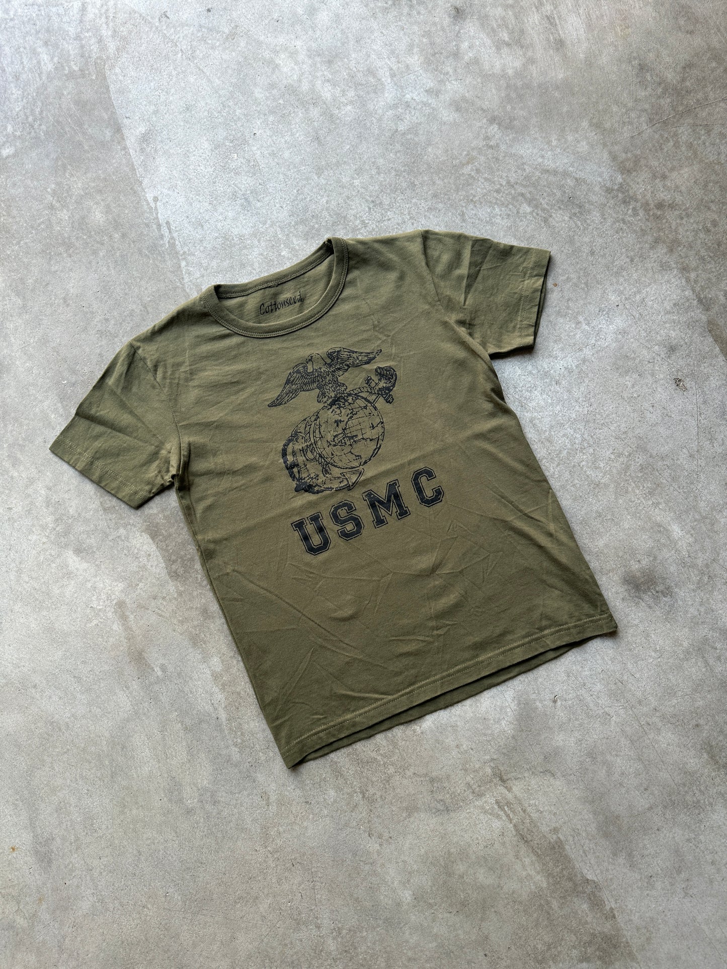 USMC OLIVE GREEN TEE