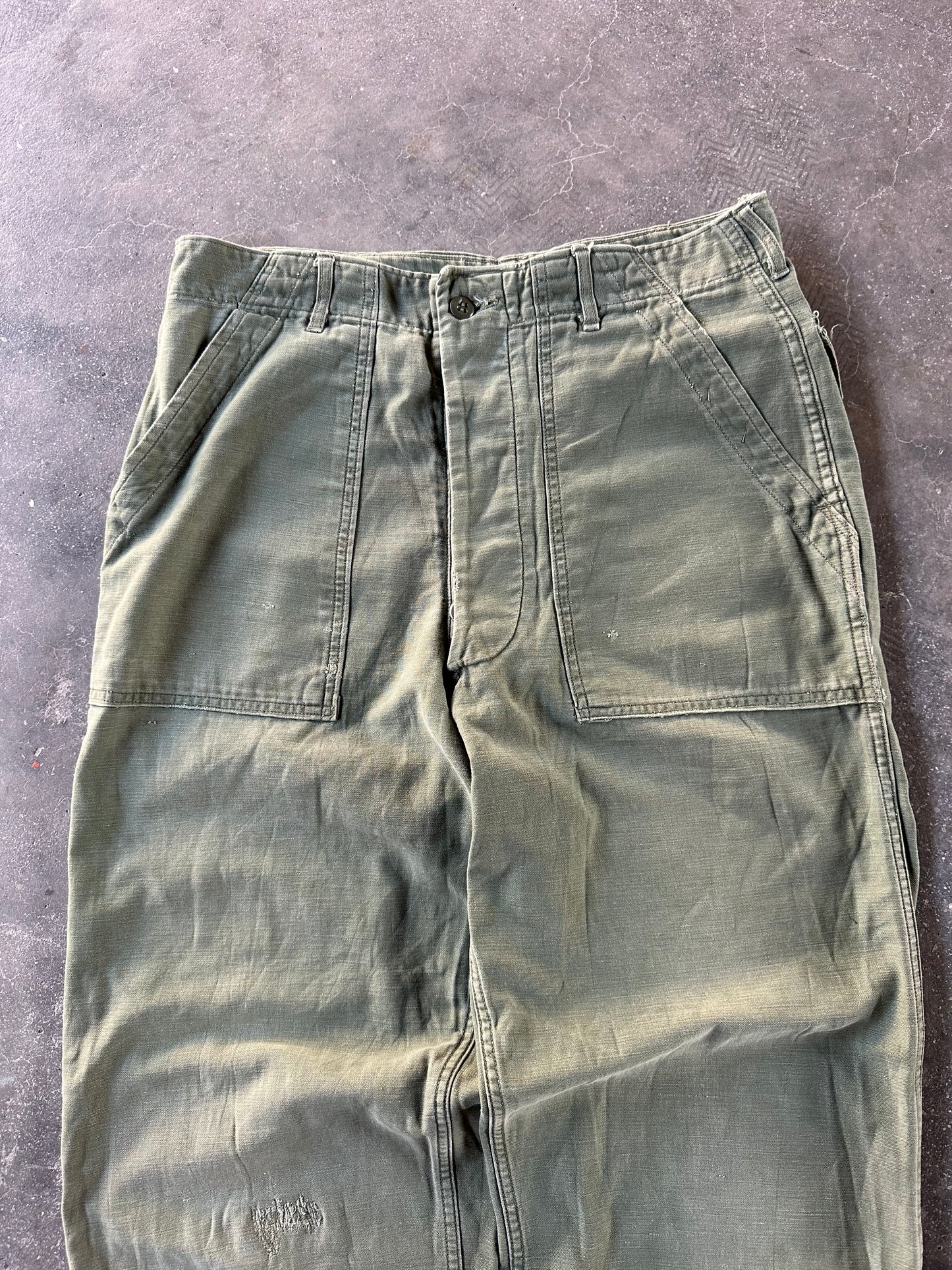 1970s US ARMY OG 107 TYPE 1 PANTS