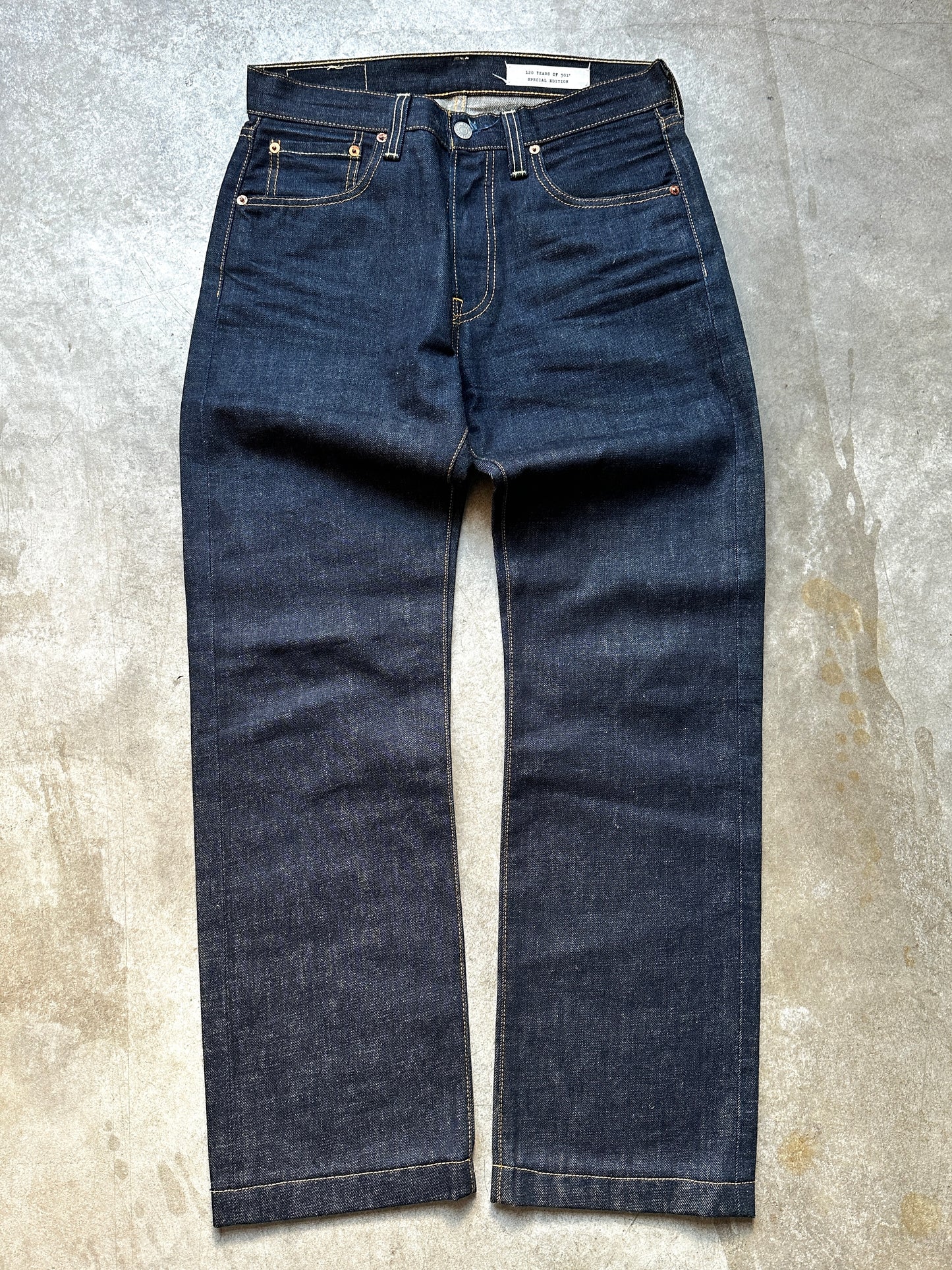 LEVIS 501 RAW DENIM 29/34