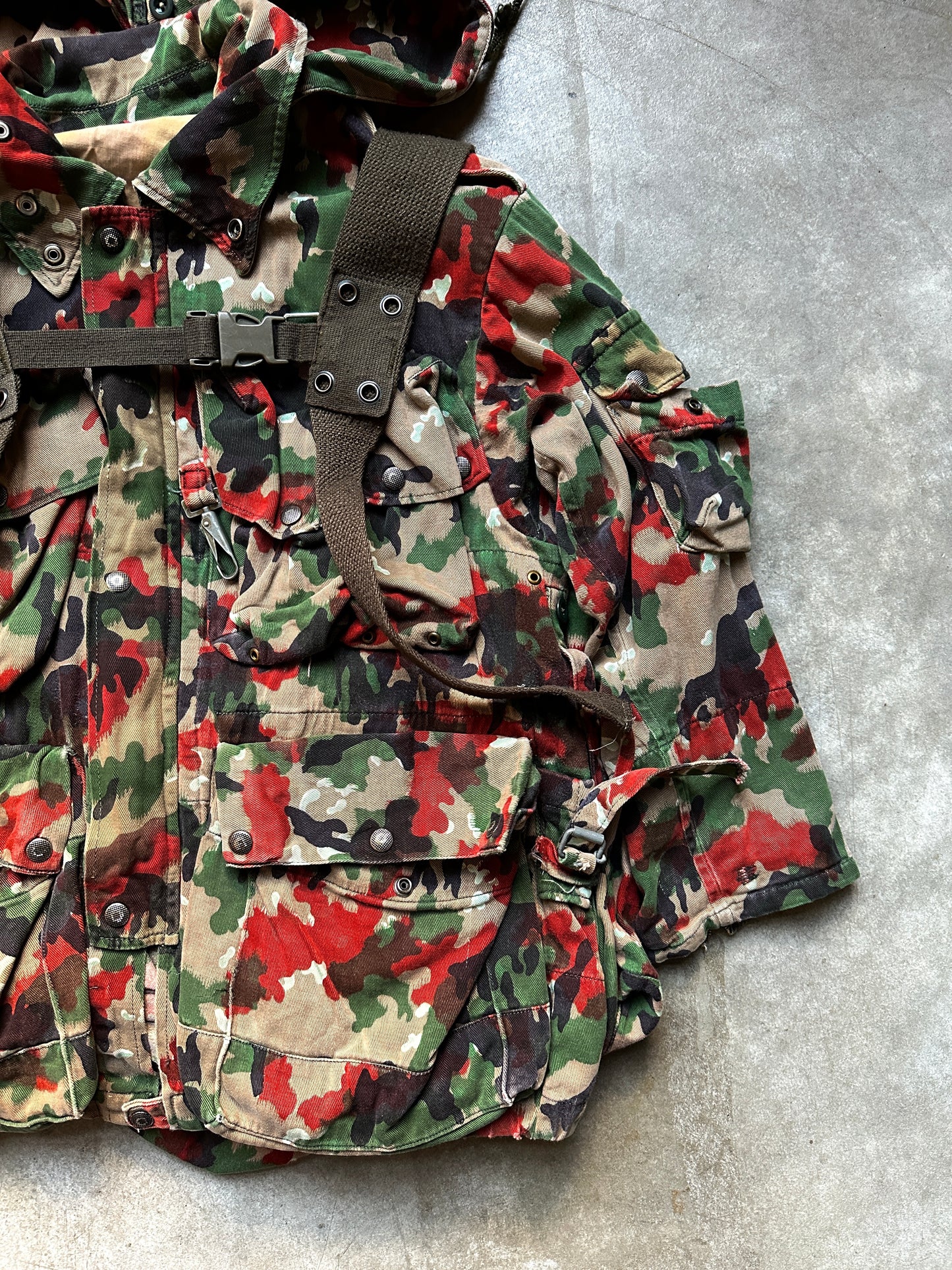 1980's M70 SWISS ARMY "ALPENFLAGE CAMO" JACKET