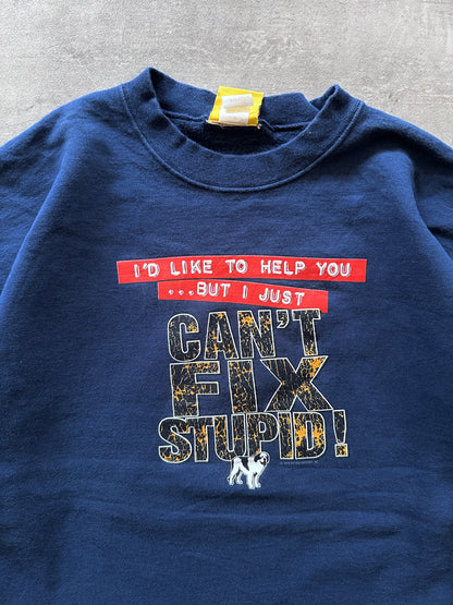 1990's BOXY GRAPHIC CREWNECK