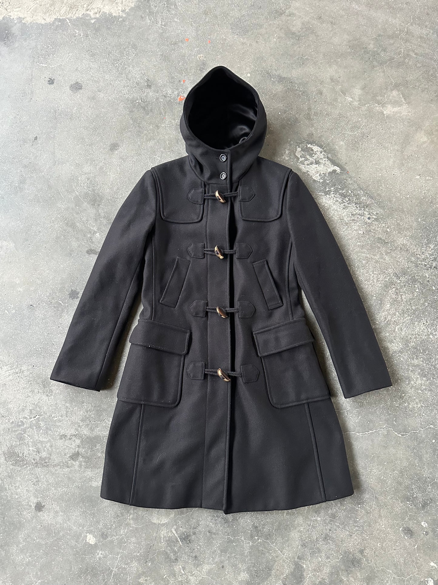 Y2K WOOL TRENCH JACKET BENETTON