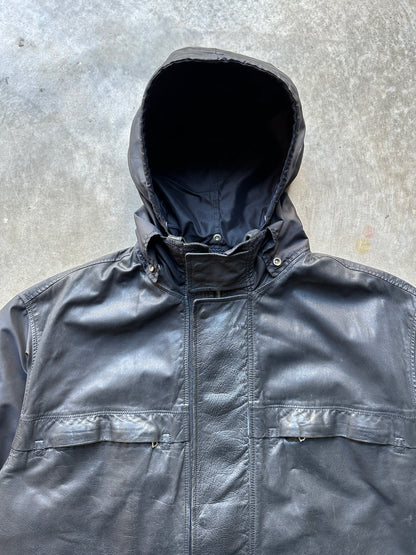 2000's BELFE PARKA LEATHER JACKET