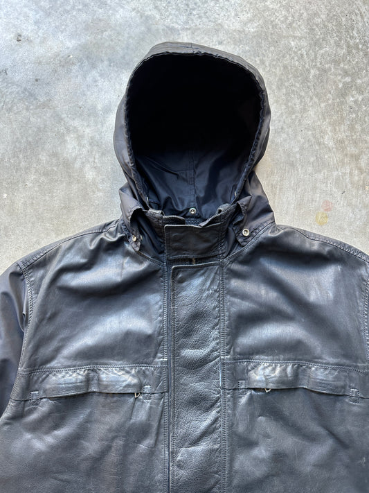 2000's BELFE PARKA LEATHER JACKET